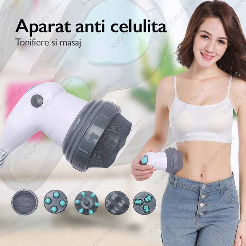 Aparat pentru masaj profesional anticelulitic 4 in 1 Horigen® M240