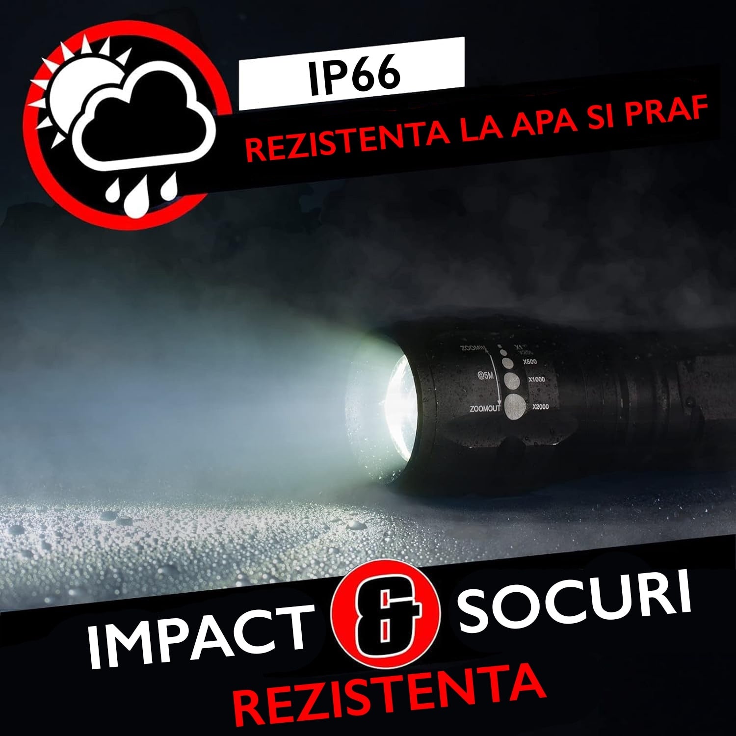 Lanterna LED Techone® Vision Pro