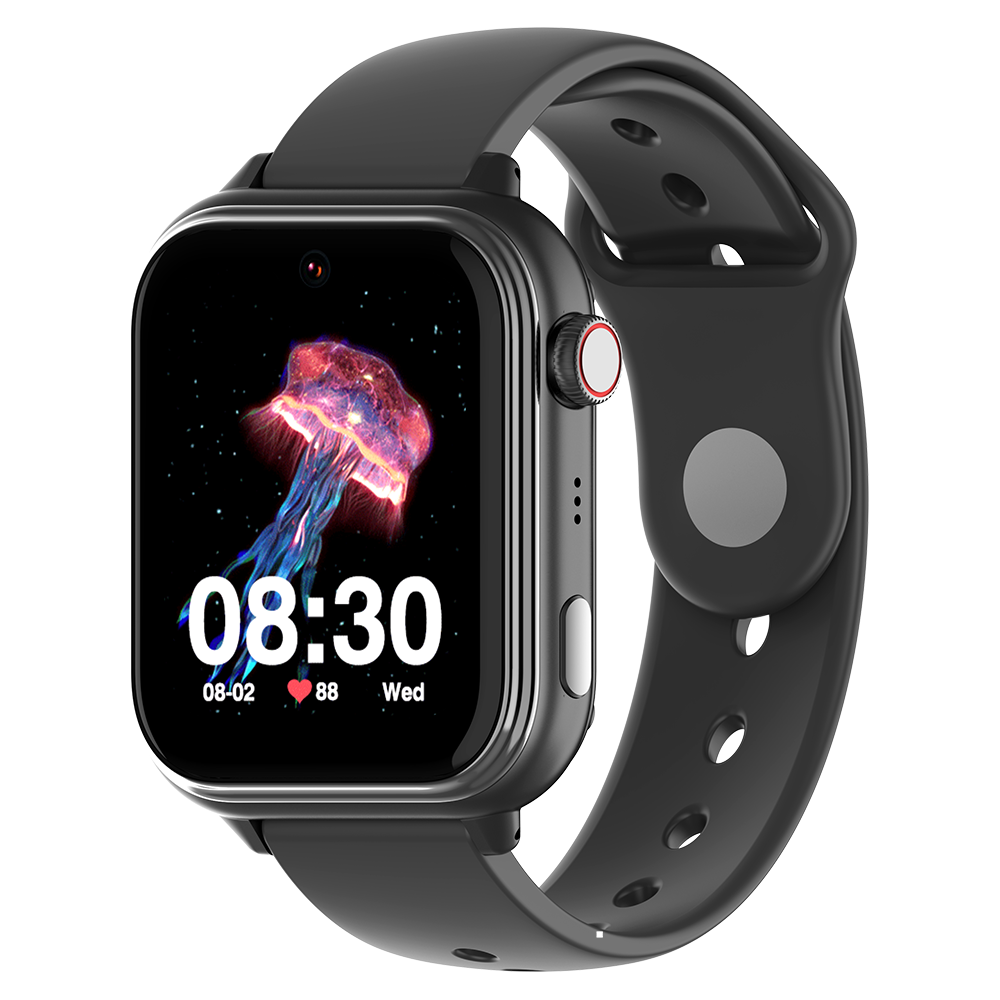 Ceas Smartwatch GPS Copii Cu Localizare Si Telefon Techone KT37, Negru