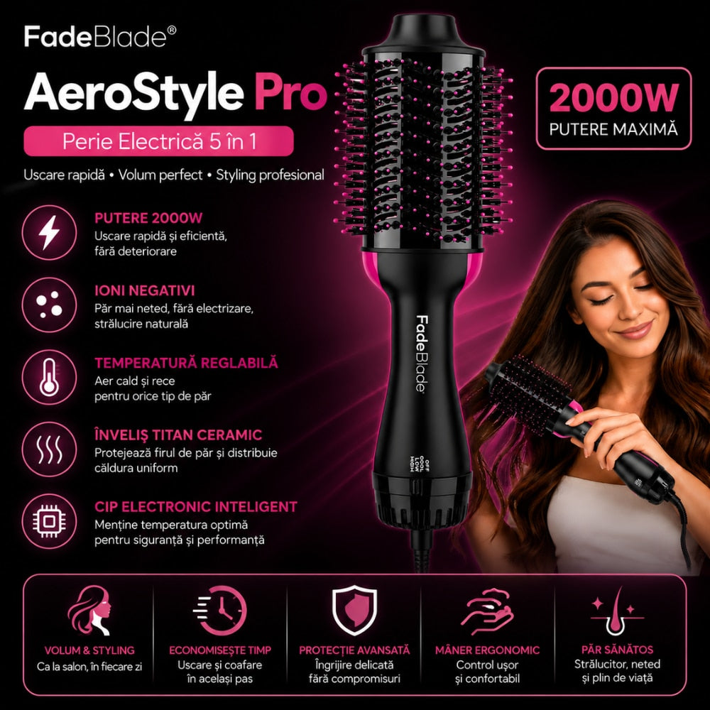 Perie Electrica De Par FadeBlade AeroStyle Pro