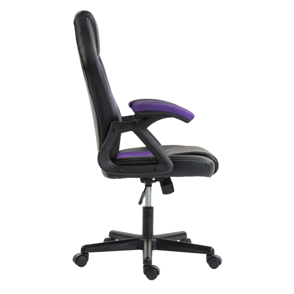 Scaun de Birou si Gaming Pentru Copii KD Home Prime Starter, Negru/Mov