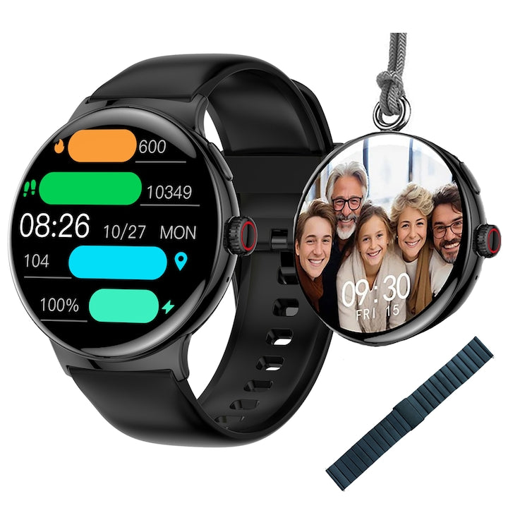 Ceas Smartwatch Barbati TechONE® NeoWrist Pro, Negru
