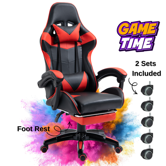 Scaun Gaming Ergonomic KD Home ShadowStrike X2, Rosu