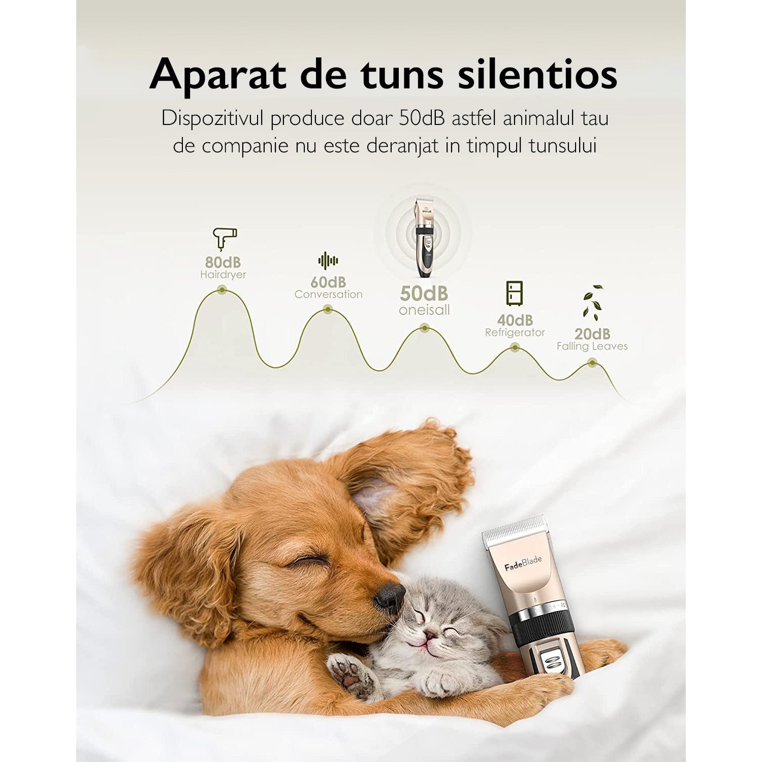 Masina Tuns Animale FadeBlade® Friendly Trim