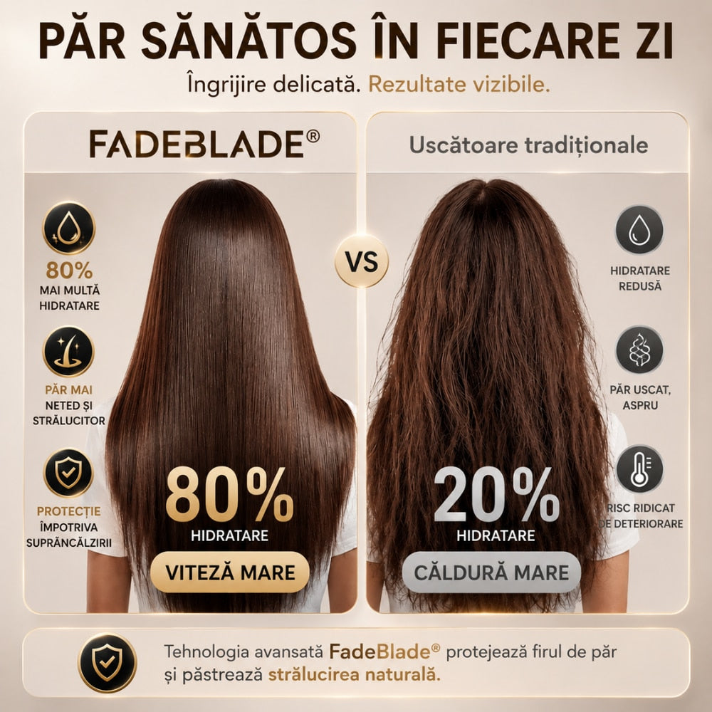 Uscator de Par Profesional cu Plasma FadeBlade TitanDry