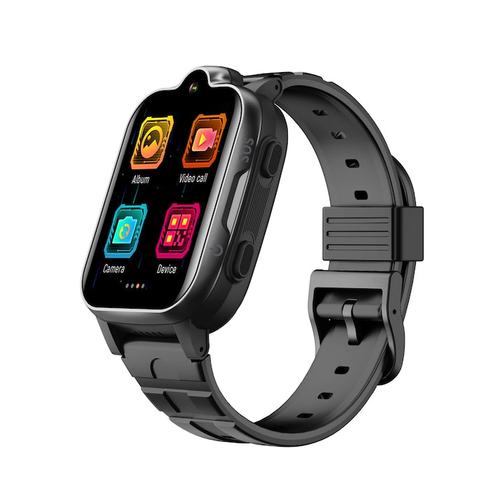 Ceas smartwatch GPS copii Techone™ CT08 Plus+, Negru