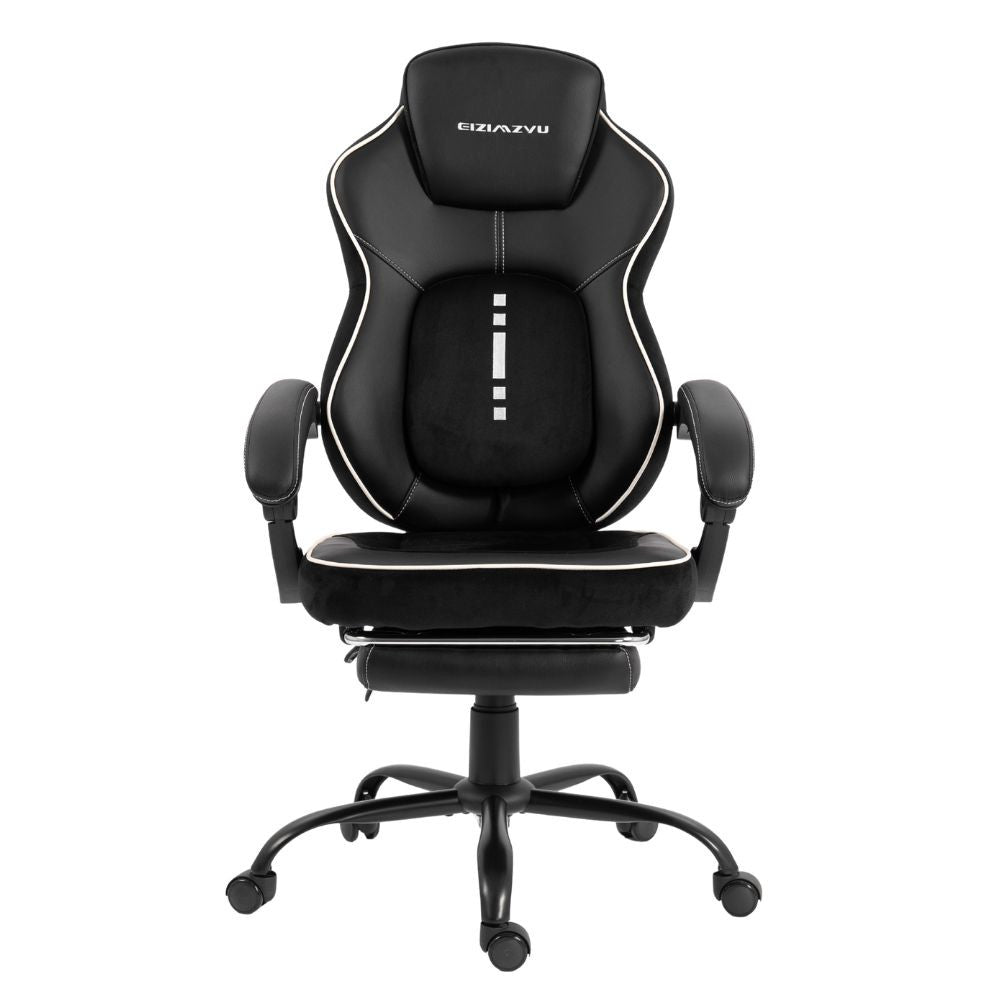 Scaun Gaming Ergonomic Premium Profesional KD Home Apex Fusion EIZI/ Negru/Alb