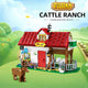 Set de Constructie cu Piese Tip Blocuri Constructie MiniBric The Cattle Ranch