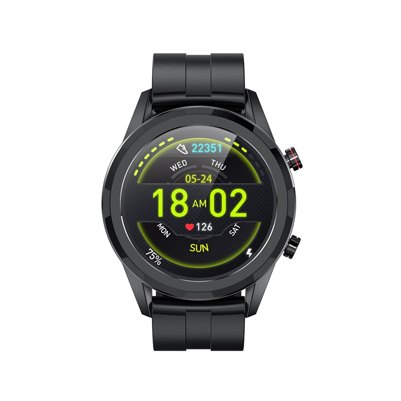 Ceas smartwatch TechONE™ KM02, Negru