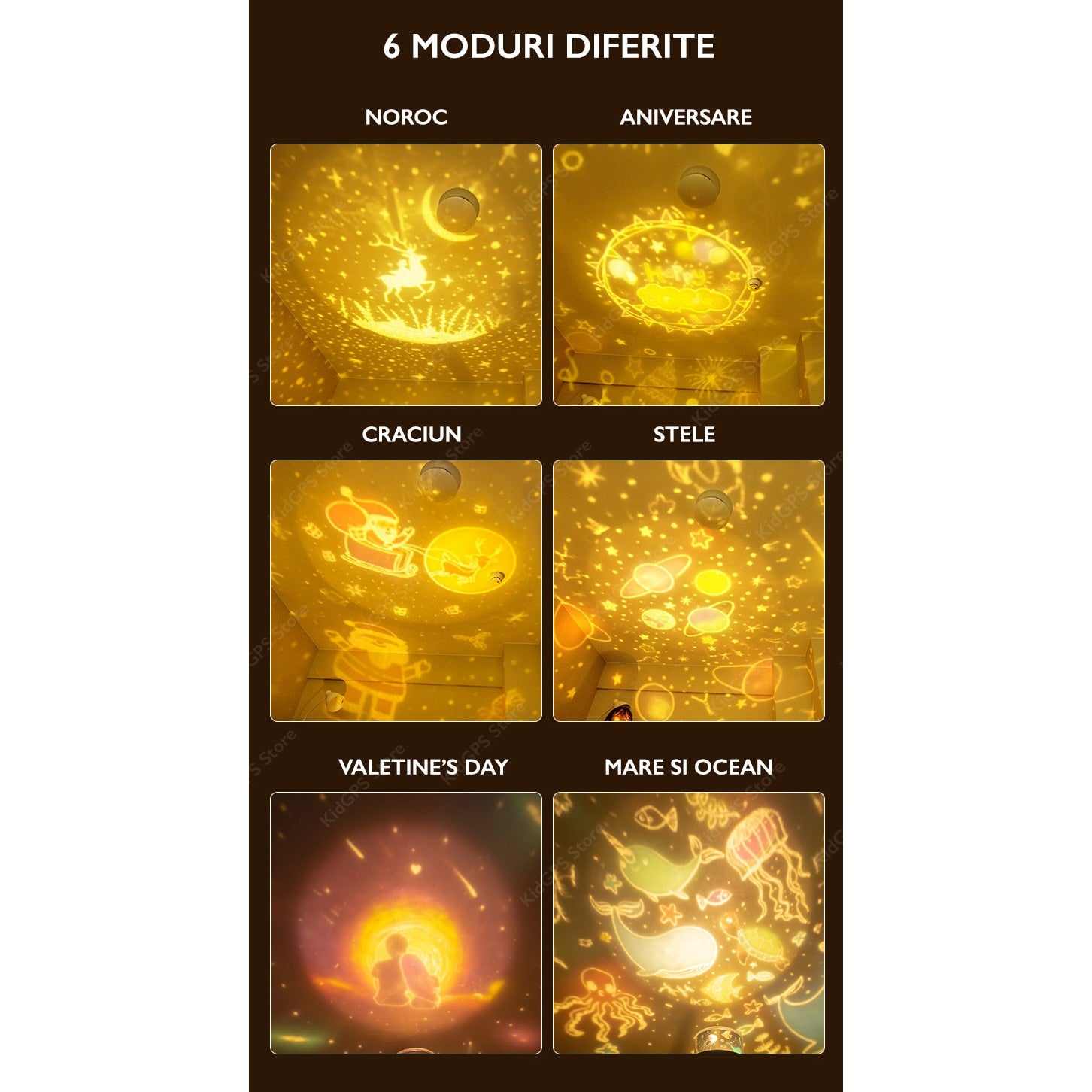 Lampa de veghe portabila pentru copii Huerler® TD01 LED