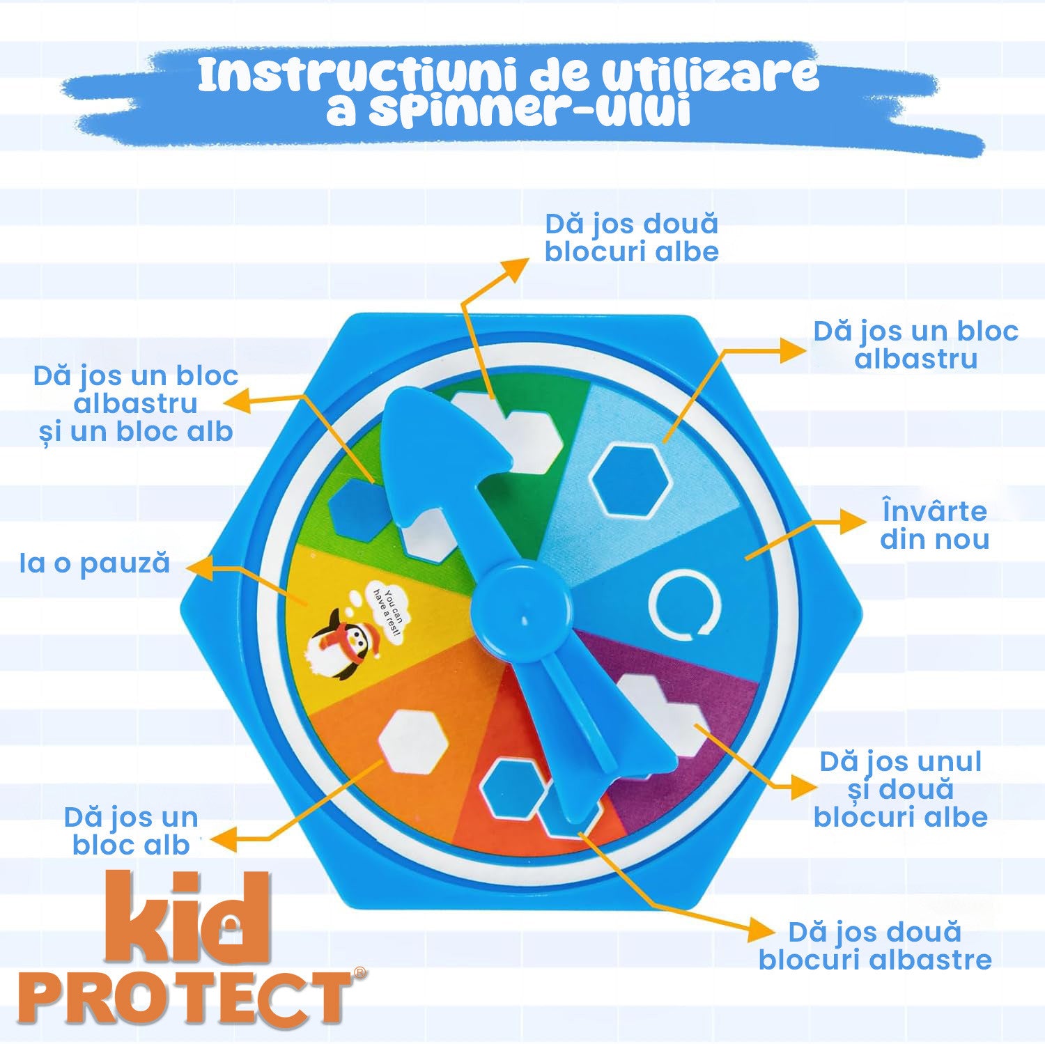 Jucarie De Echilbru Tip Joc Sparge Gheata Si Salveaza Pinguinul KidProtect Pinguin Jerry