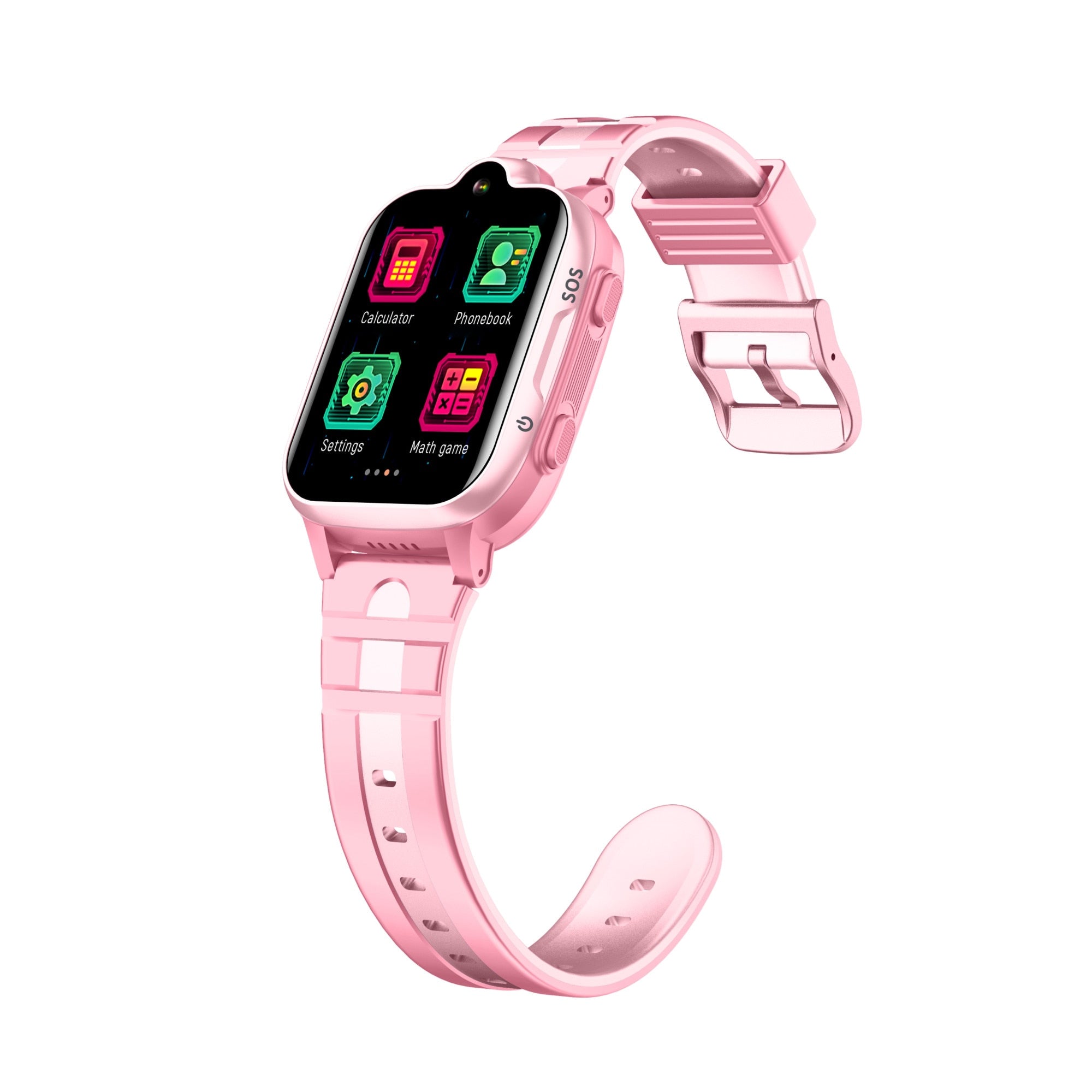 Ceas smartwatch GPS copii Techone™ CT08 Plus+, Roz