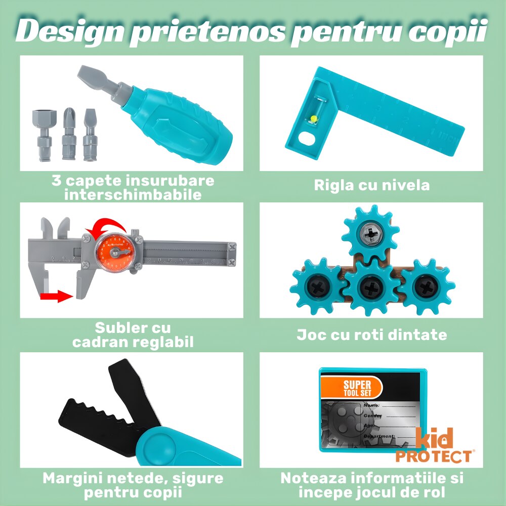 Trusa de Scule Copii Kidprotect Meister Kid