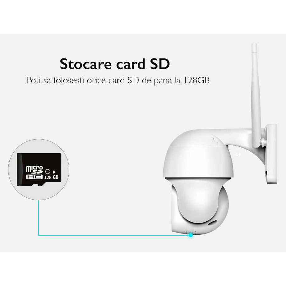 Camera de supraveghere WIFI Sricam SP028 interior/exterior