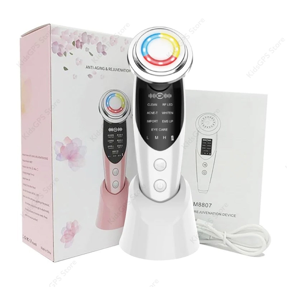 Aparat profesional pentru tratament facial si intinerirea pielii 7 in 1 Horigen®