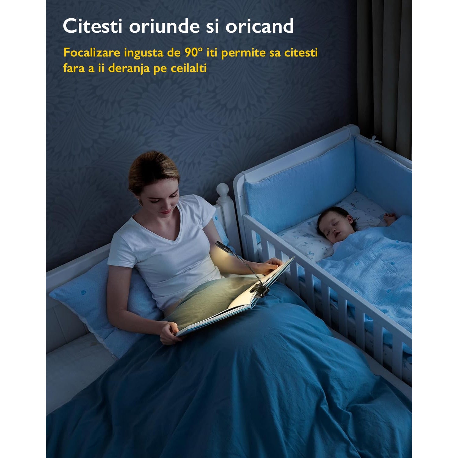 Lampa Pentru Citit Carte Techone® Reader Buddy