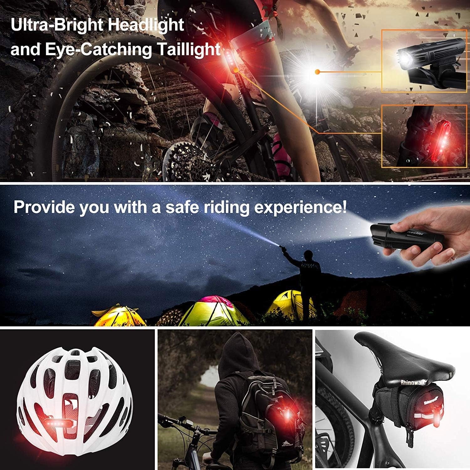 Set Far si Stop Bicicleta Huerler® Lightly