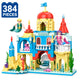 Set de Constructie cu Piese Tip Blocuri Constructie 384 Piese MiniBric Secret Pearl Castle