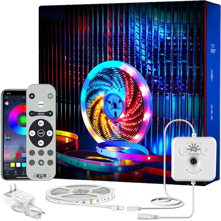 Kit Banda LED Huerler™ Smart RGB 12metri