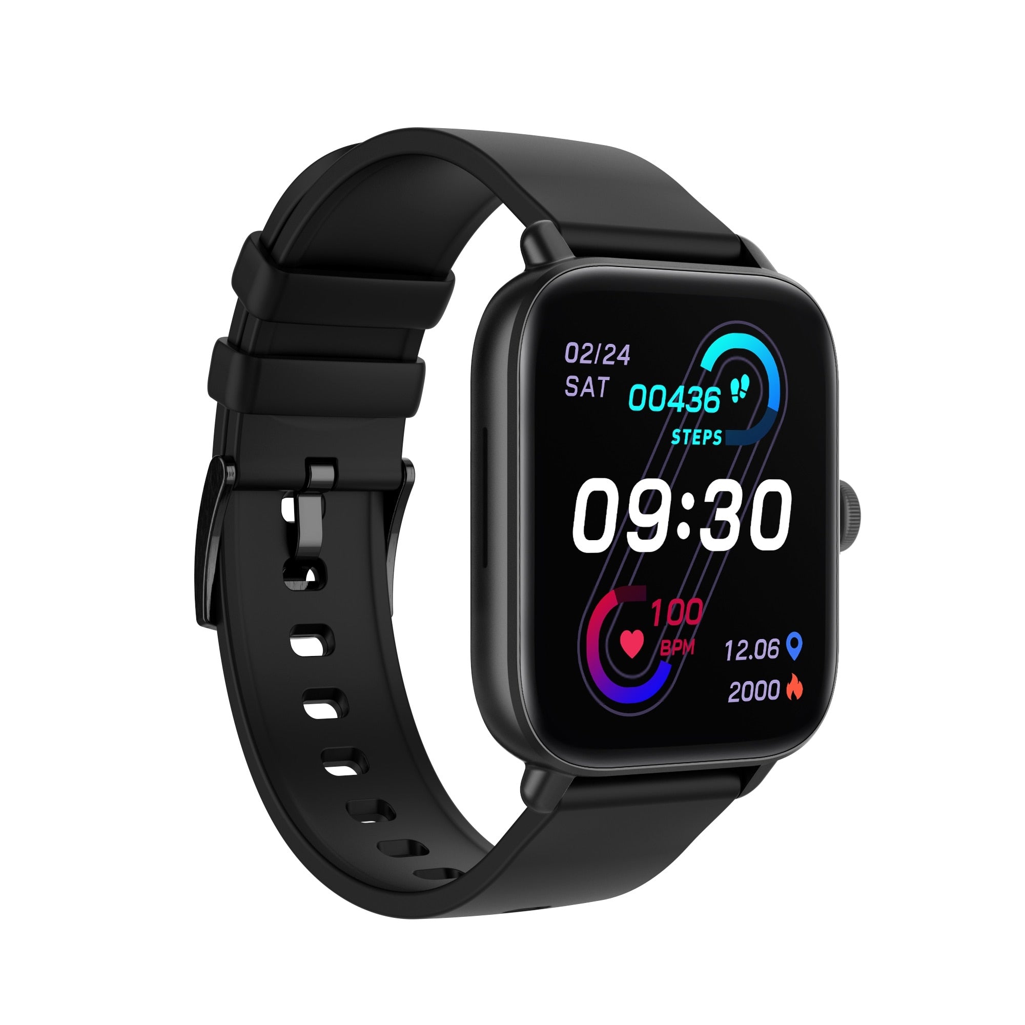 Ceas smartwatch TechONE Y22 Pro, Negru
