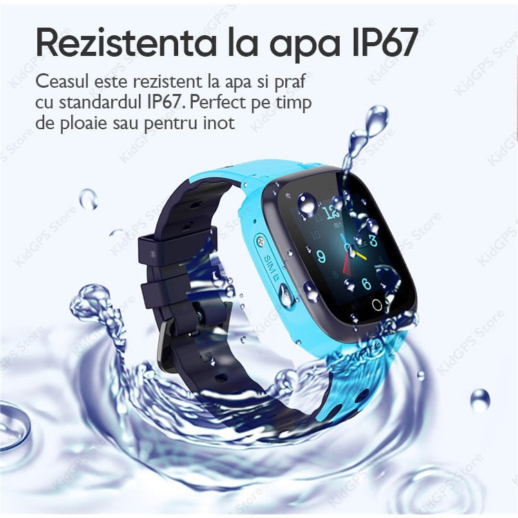 Ceas smartwatch GPS copii Techone™ LT25 4G, roz