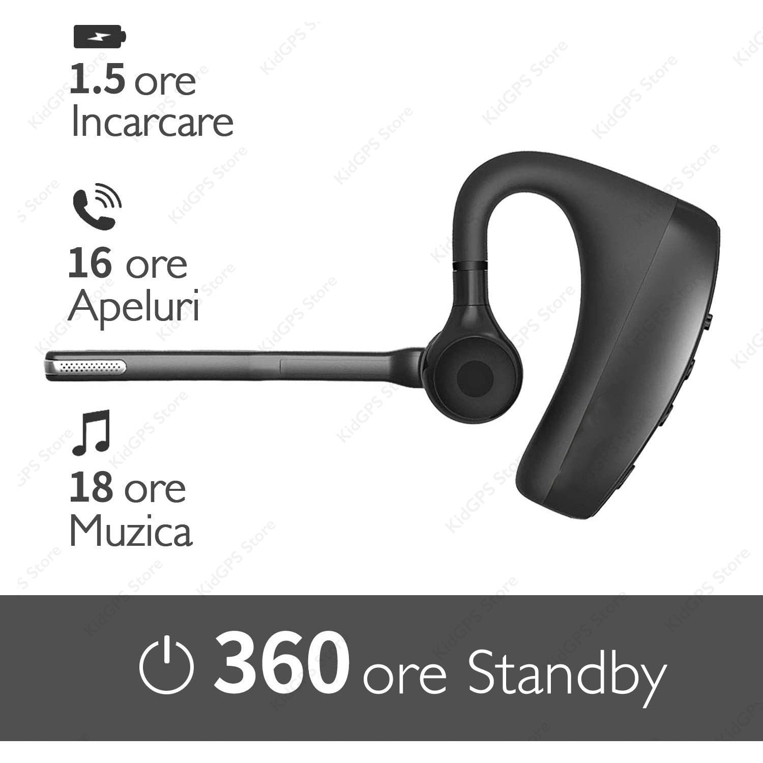Casca Bluetooth Telefon wireless Runmus® K10C