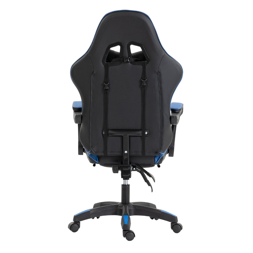 Scaun Gaming Ergonomic KD Home ShadowStrike X3, Albastru