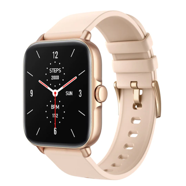 Ceas smartwatch femei TechONE Y22, Auriu