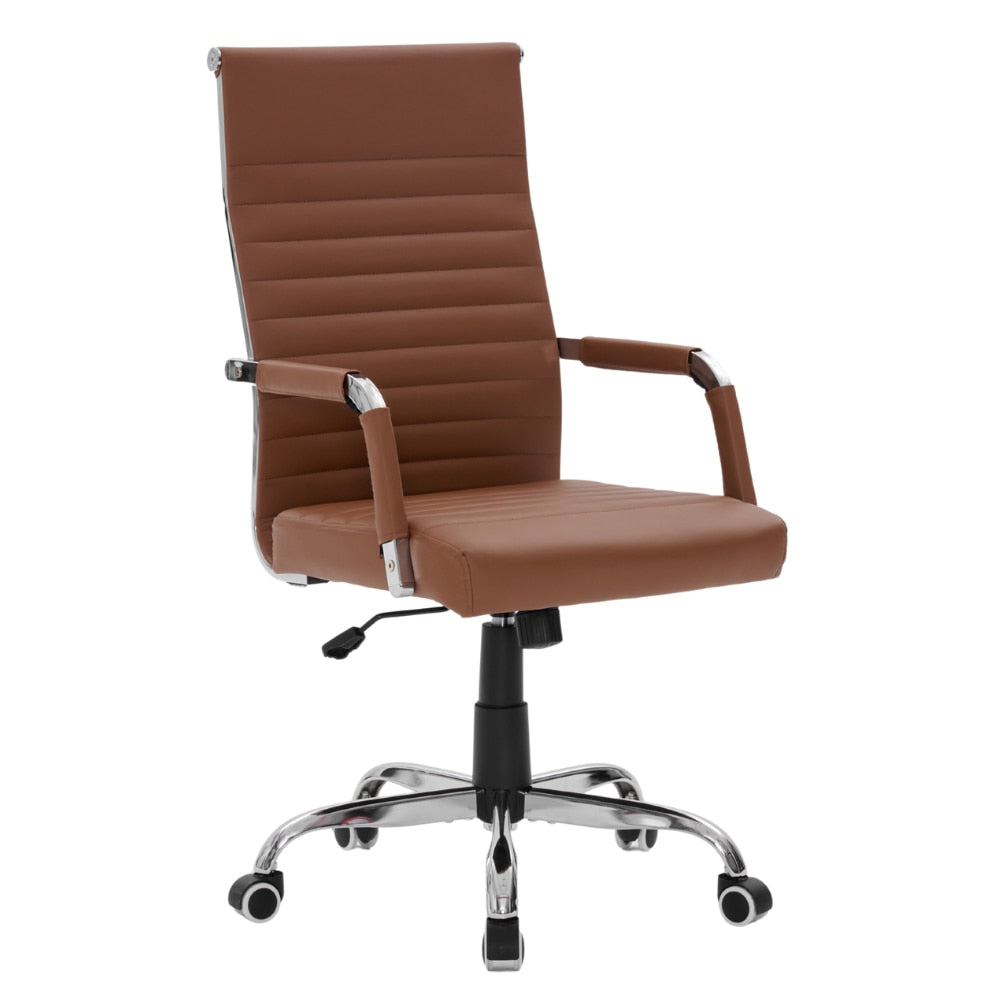 Scaun De Birou Directorial Ergonomic KD Home Syncro, Maro inchis