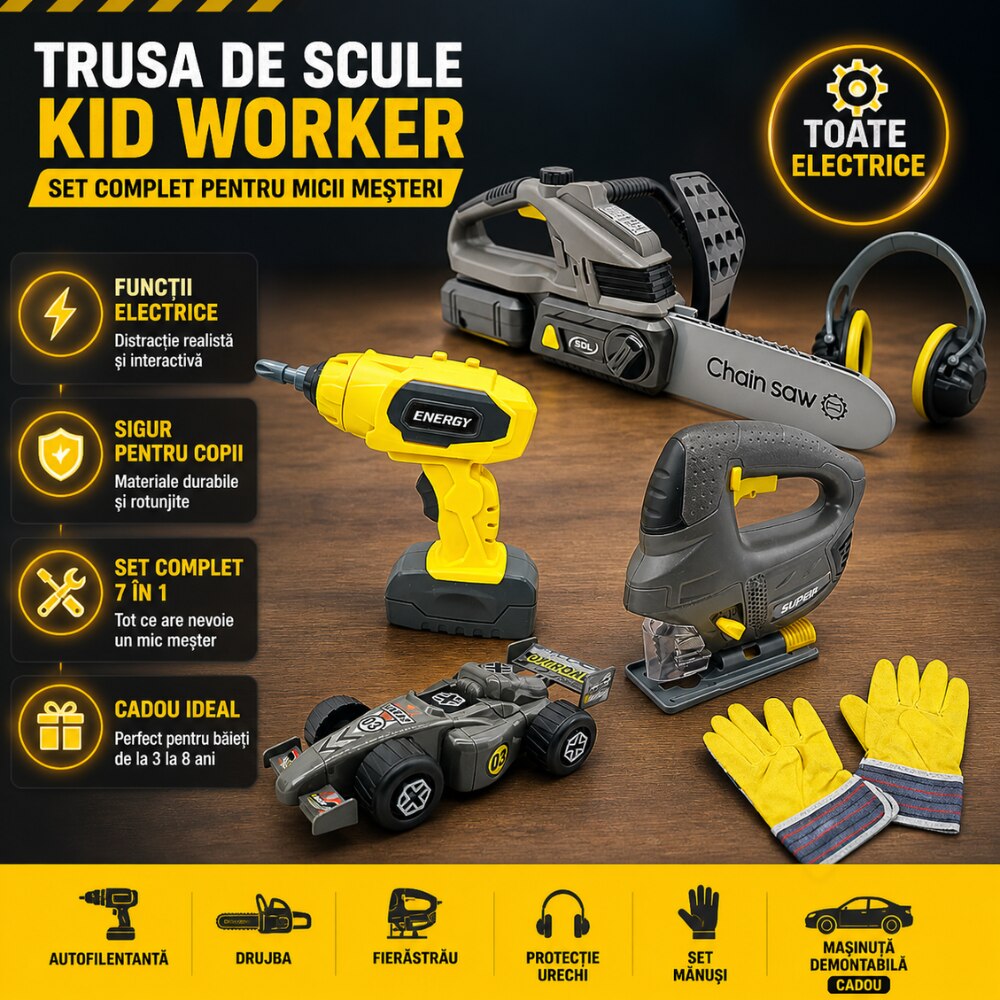 Trusa de Scule Copii Kidprotect Kid Worker