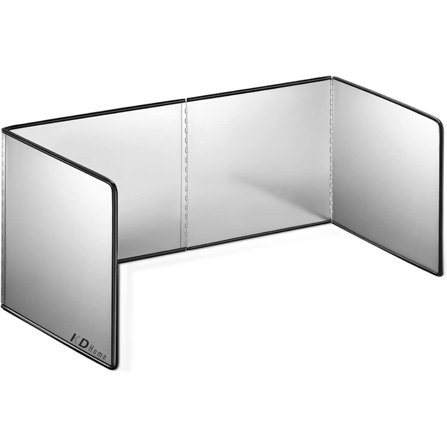 Placa de Protectie Aragaz Anti-Stropi Ulei Dubla KD Home® SplatterShield Pro, Argintiu