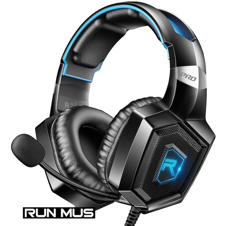 Casti gaming profesionale Runmus® K8 Albastru