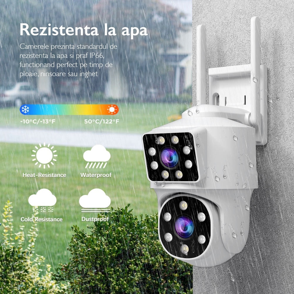Camera De Supraveghere Video CCTV Dubla WIFI SriHome® SH063 PRO