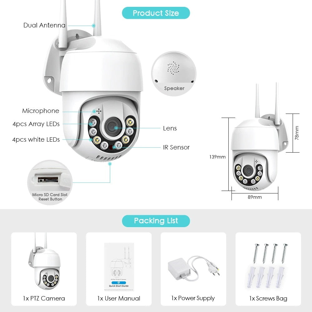 Camera de supraveghere WIFI Loosafe® 80HS Pro Max
