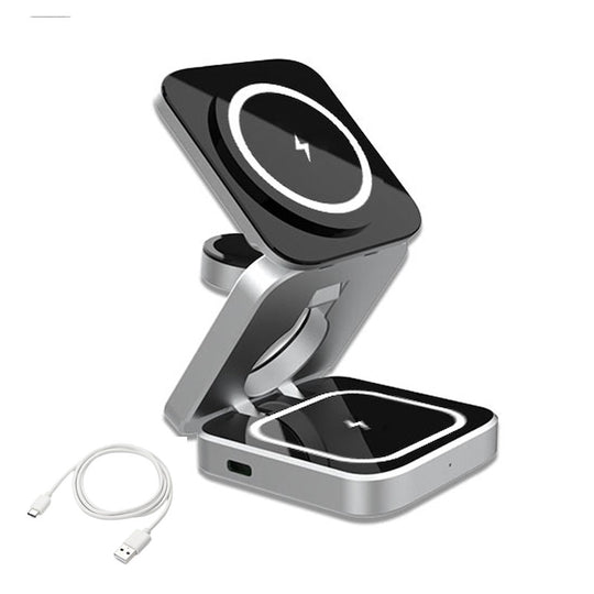 Statie incarcare wireless 3 in 1 universal pliabil Loowoko ProPB11
