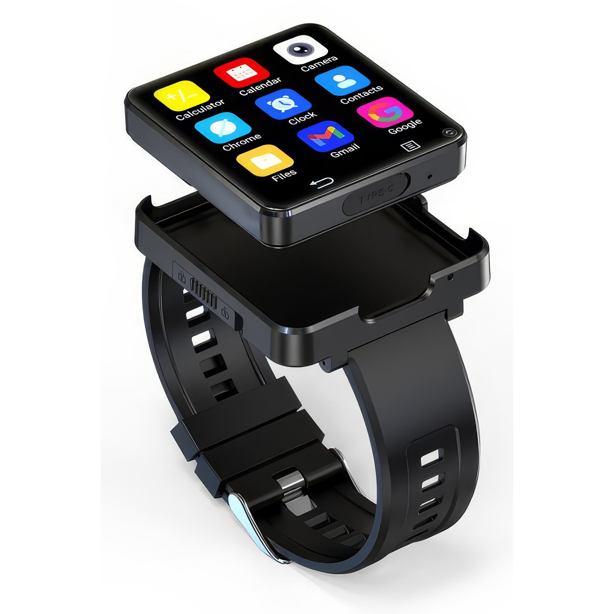 Ceas Smartwatch Barbati TechONE® MonitAstra, Negru