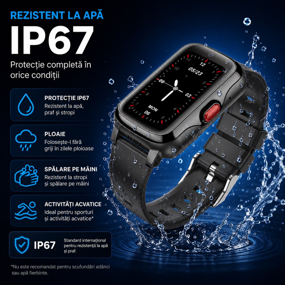 Ceas Smartwatch Copii Si Adulti Telefon Techone CT02S Navio