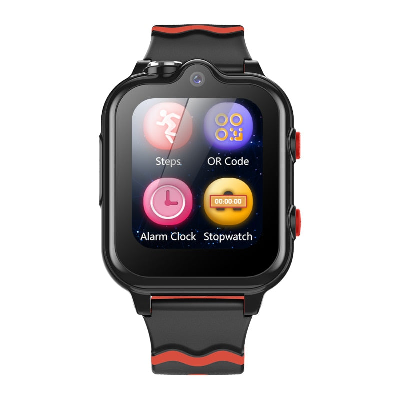 Ceas smartwatch GPS copii cu localizare si telefon Techone™ KT18, Negru