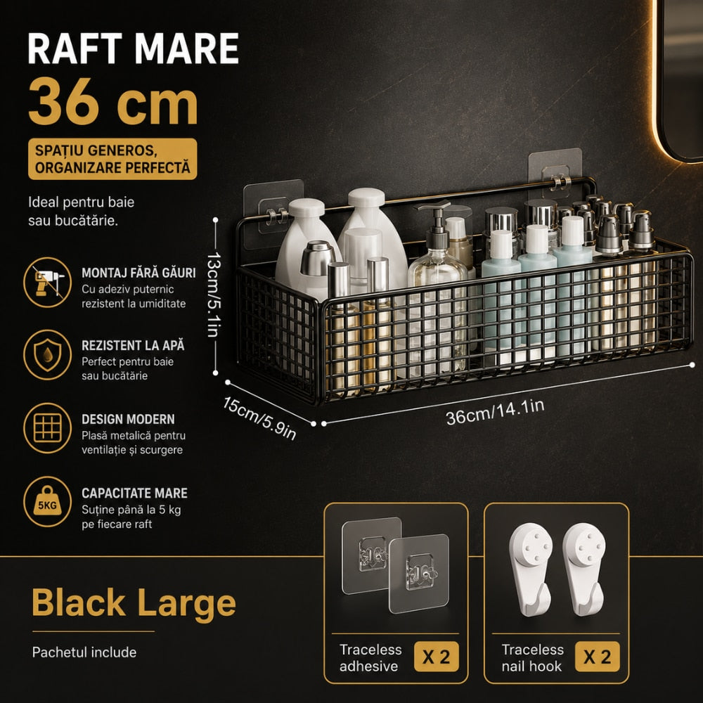 Raft de Dus, Baie si Bucatarie Set 2 Bucati Topaqua AquaNest 36