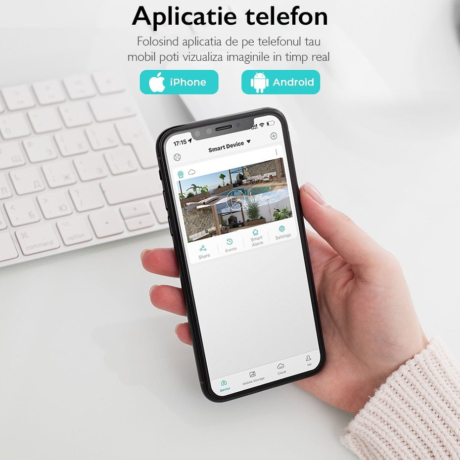 Camera de supraveghere dubla WIFI Loosafe® P11 Pro