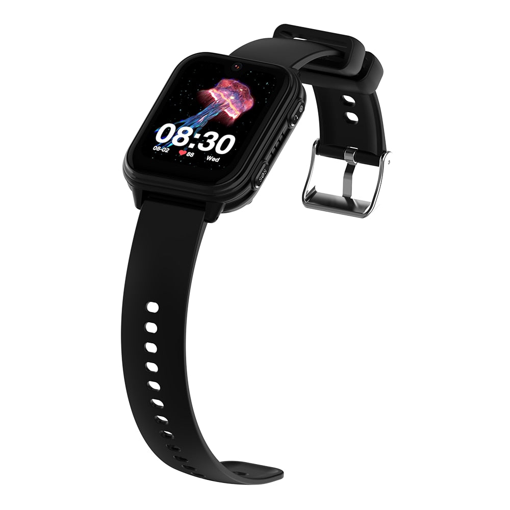 Ceas Smartwatch GPS Copii Cu Localizare Si Telefon Techone™ GuardianKid KT33, Negru