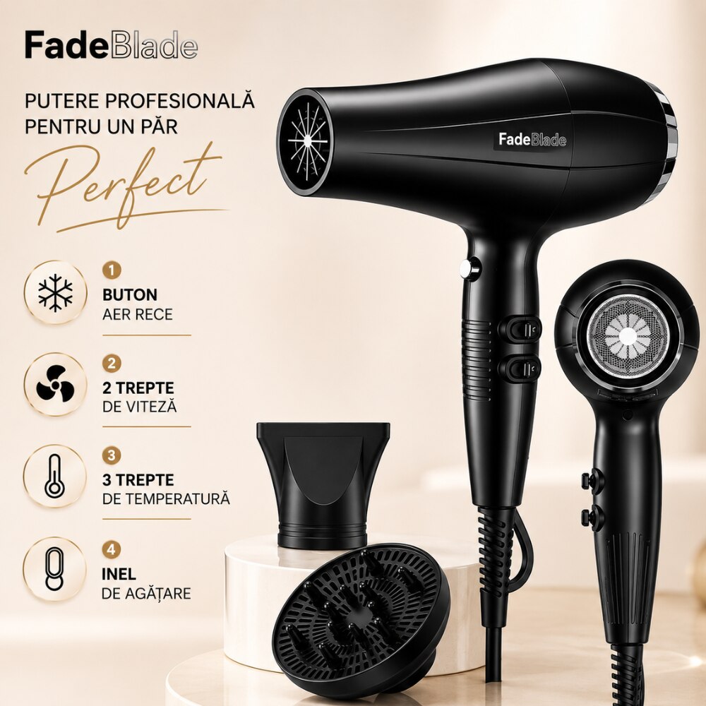 Uscator de Par Profesional FadeBlade AirFusion