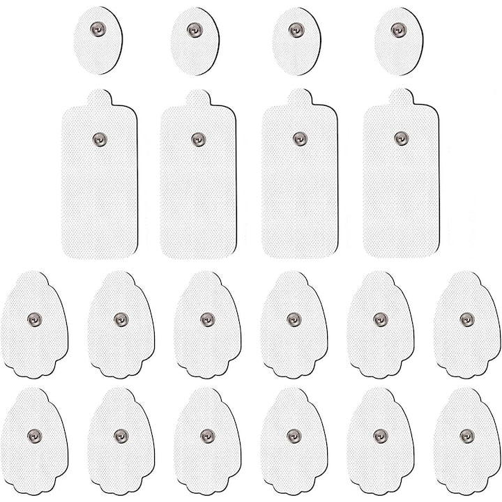 Set 20 Paduri Electrozi Gel pentru Aparat De Masaj Cu Electrostimulare / Fizioterapie Horigen®