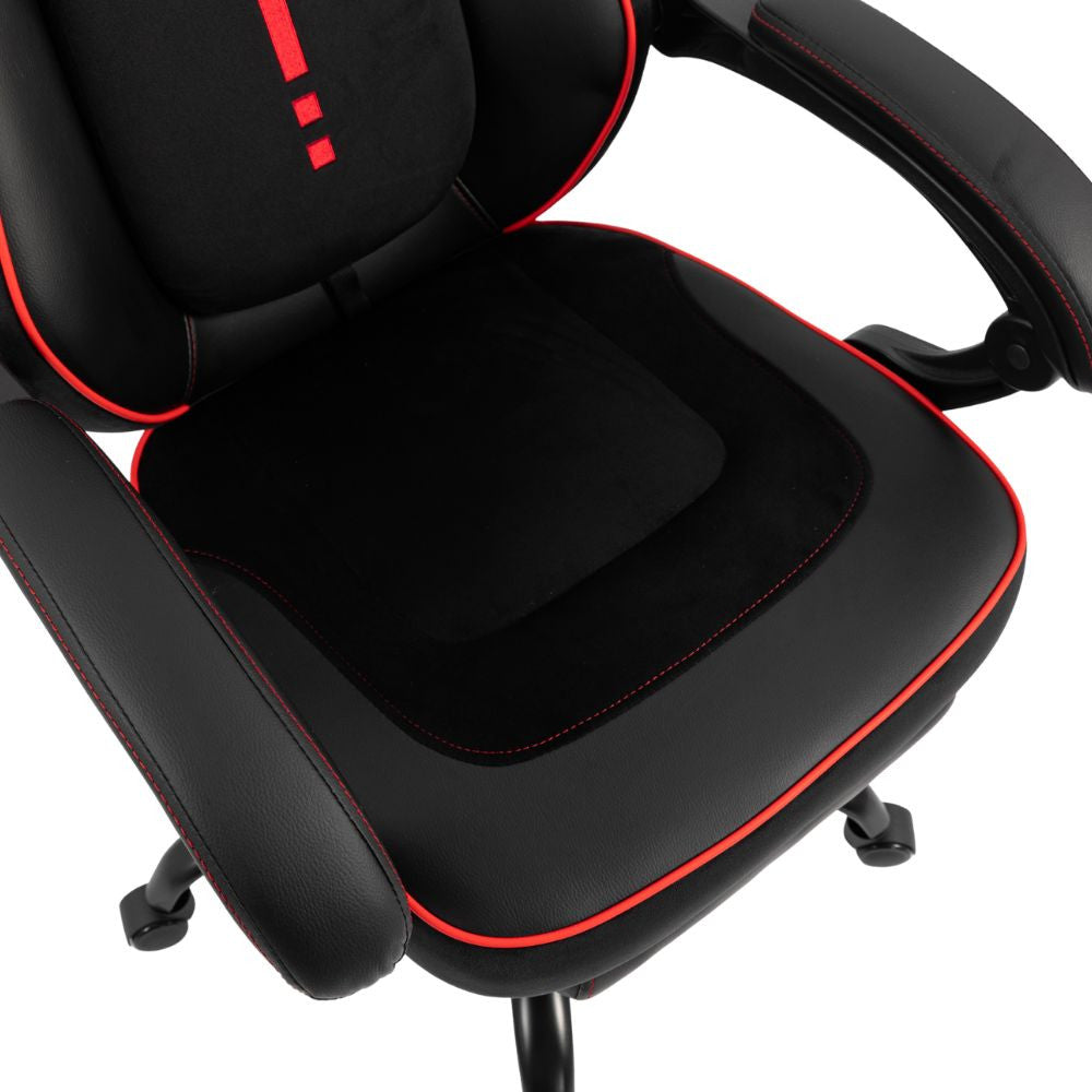 Scaun Gaming Ergonomic Premium Profesional KD Home Apex Fusion EIZI, Negru/Rosu