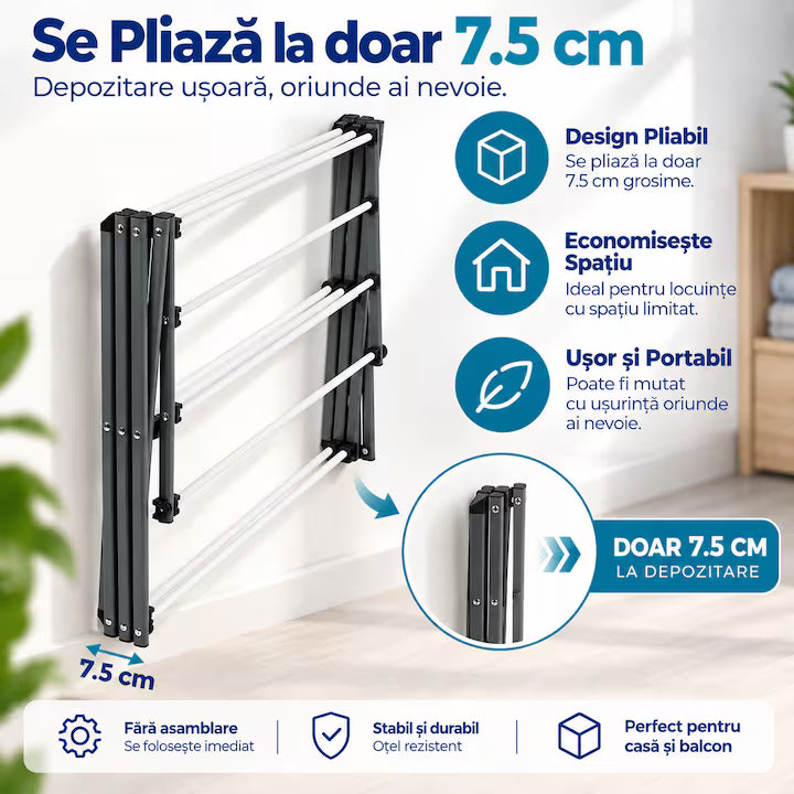 Uscator De Rufe Vertical KD Home® DryFlex Tower