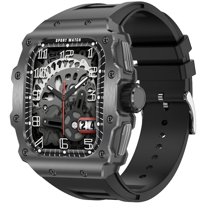 Ceas Smartwatch Barbati TechONE® AK65 Monster, Negru