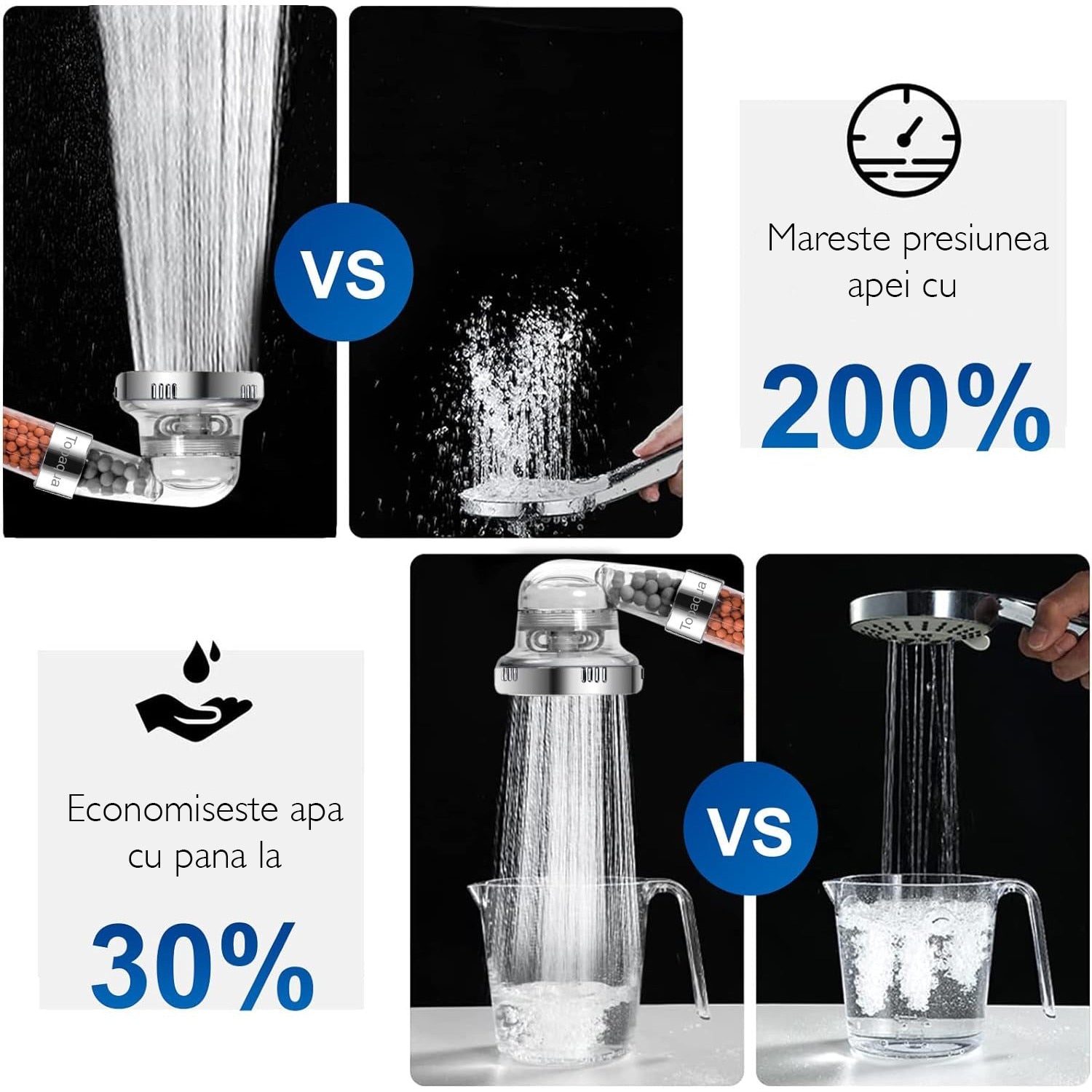 Para cap de dus Topaqua® C400
