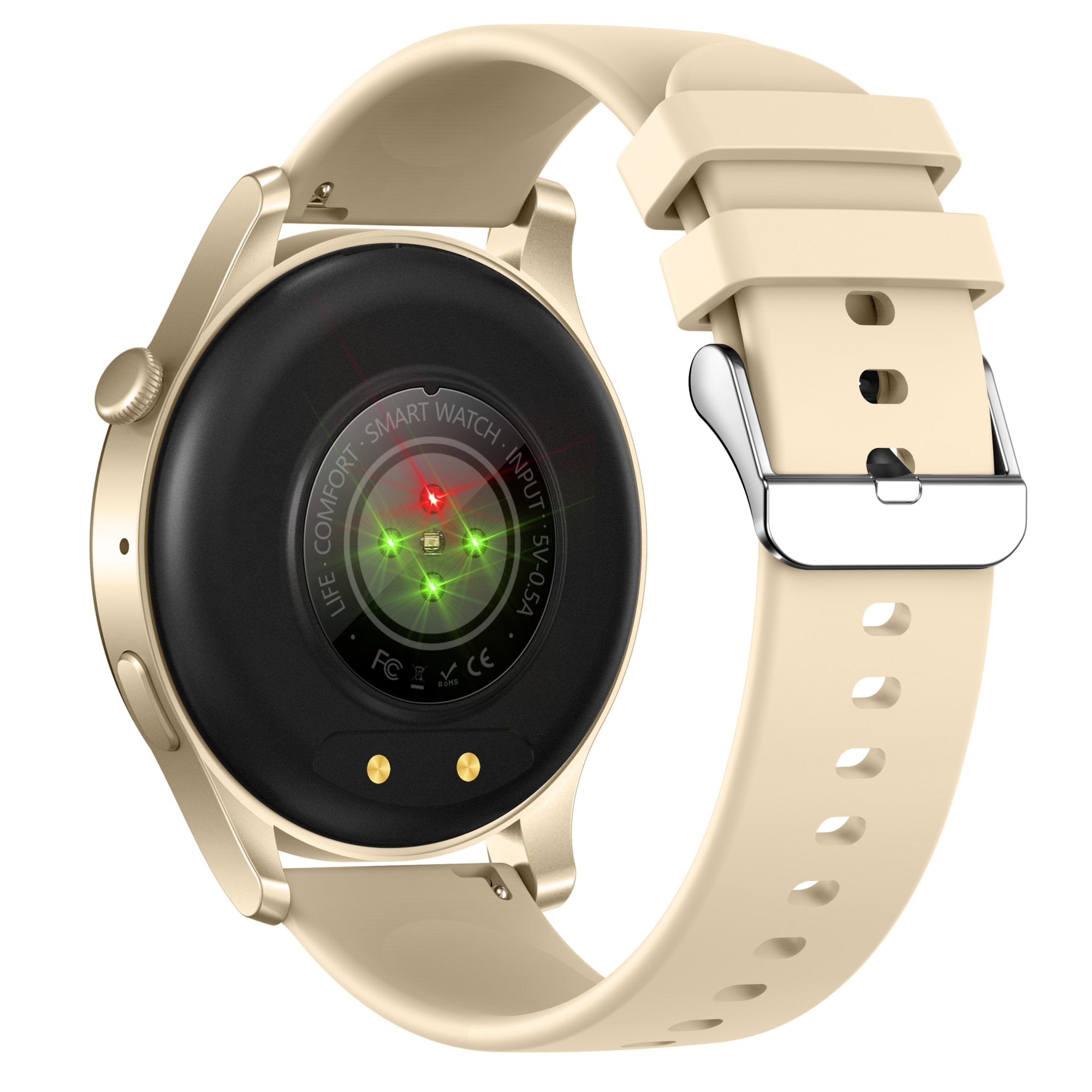 Ceas Smartwatch Femei TechONE® KC88 Fine Life, Gold