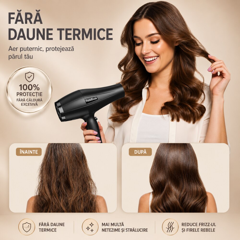 Uscator de Par Profesional FadeBlade AirFusion