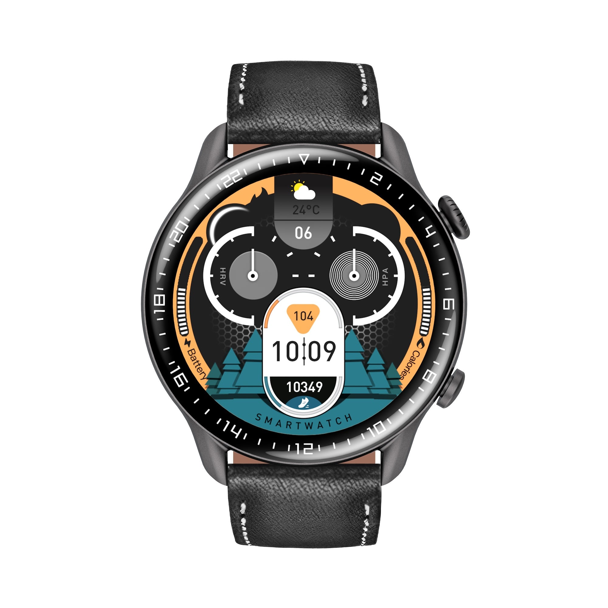 Ceas Smartwatch Barbati Wonlex® DW13 Starlight, Negru
